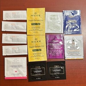 13 pieces Kiehl's & Nuxe eye serum Samples collection